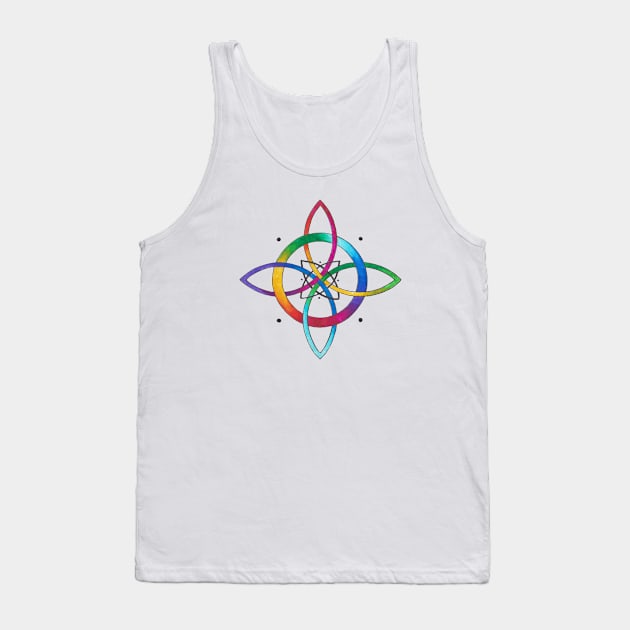 Rainbow Celtic Knot Tank Top by quakeandquiver